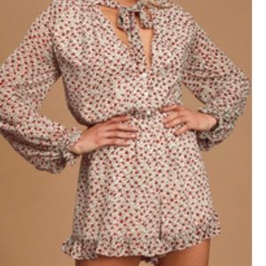 Lulus floral romper